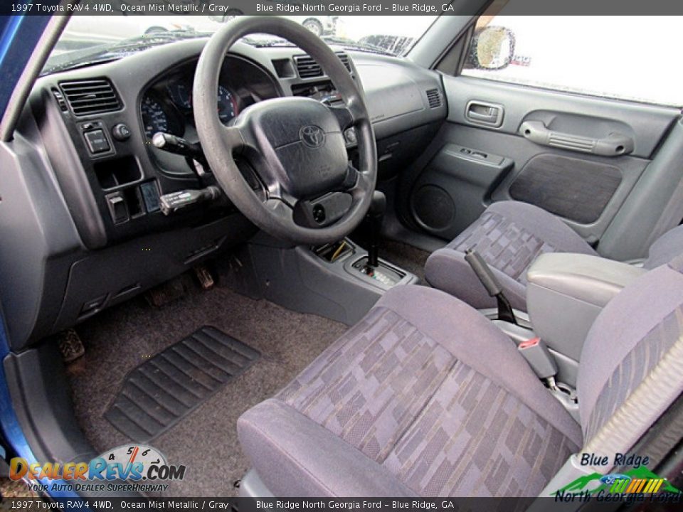 1997 Toyota RAV4 4WD Ocean Mist Metallic / Gray Photo #5
