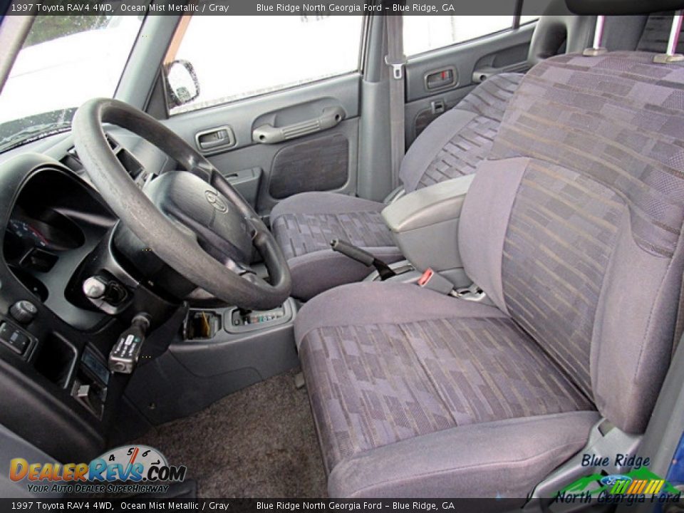 1997 Toyota RAV4 4WD Ocean Mist Metallic / Gray Photo #6