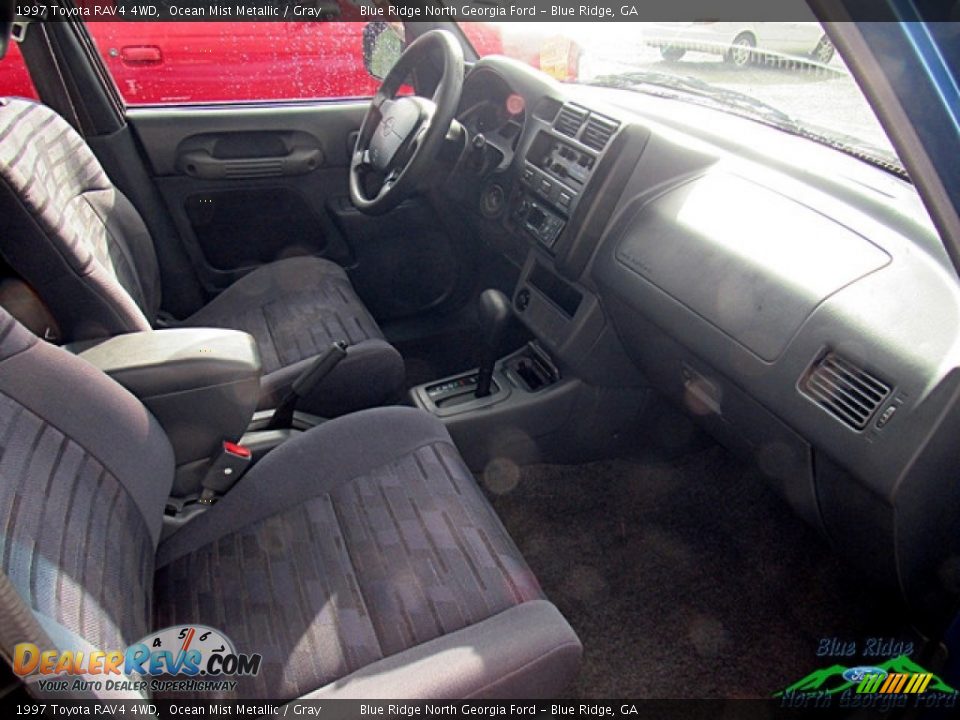 1997 Toyota RAV4 4WD Ocean Mist Metallic / Gray Photo #7
