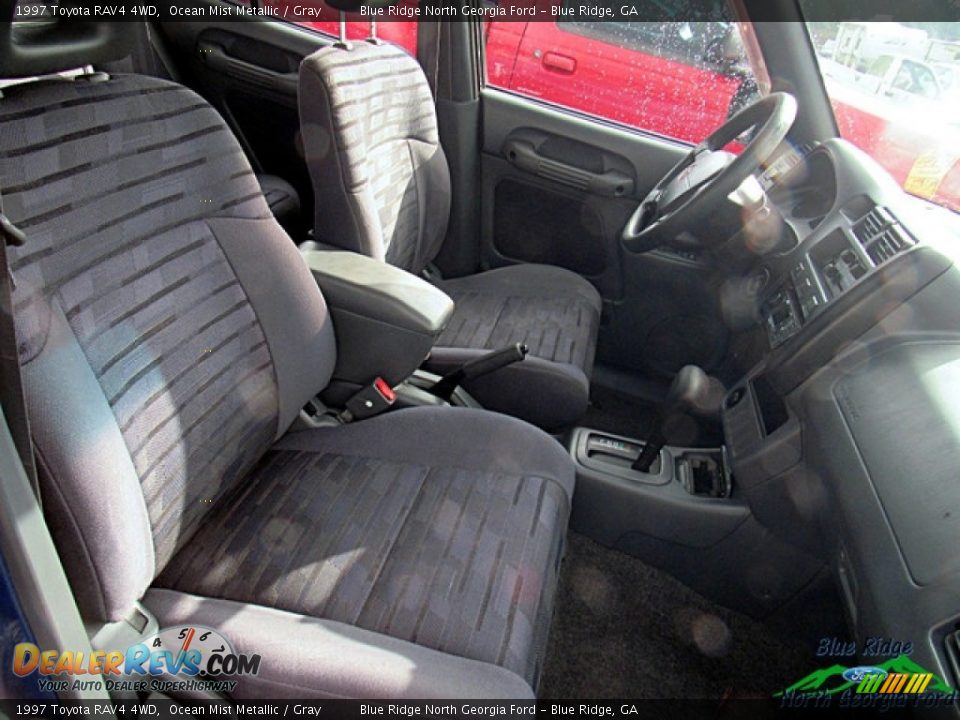 1997 Toyota RAV4 4WD Ocean Mist Metallic / Gray Photo #8