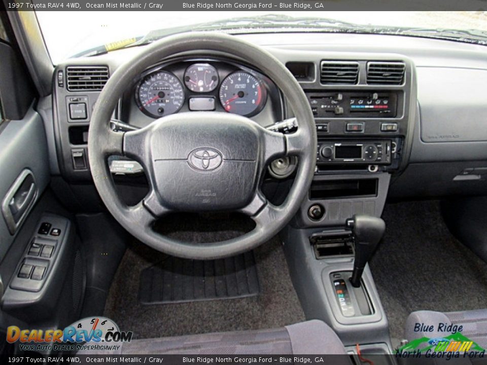 1997 Toyota RAV4 4WD Ocean Mist Metallic / Gray Photo #10