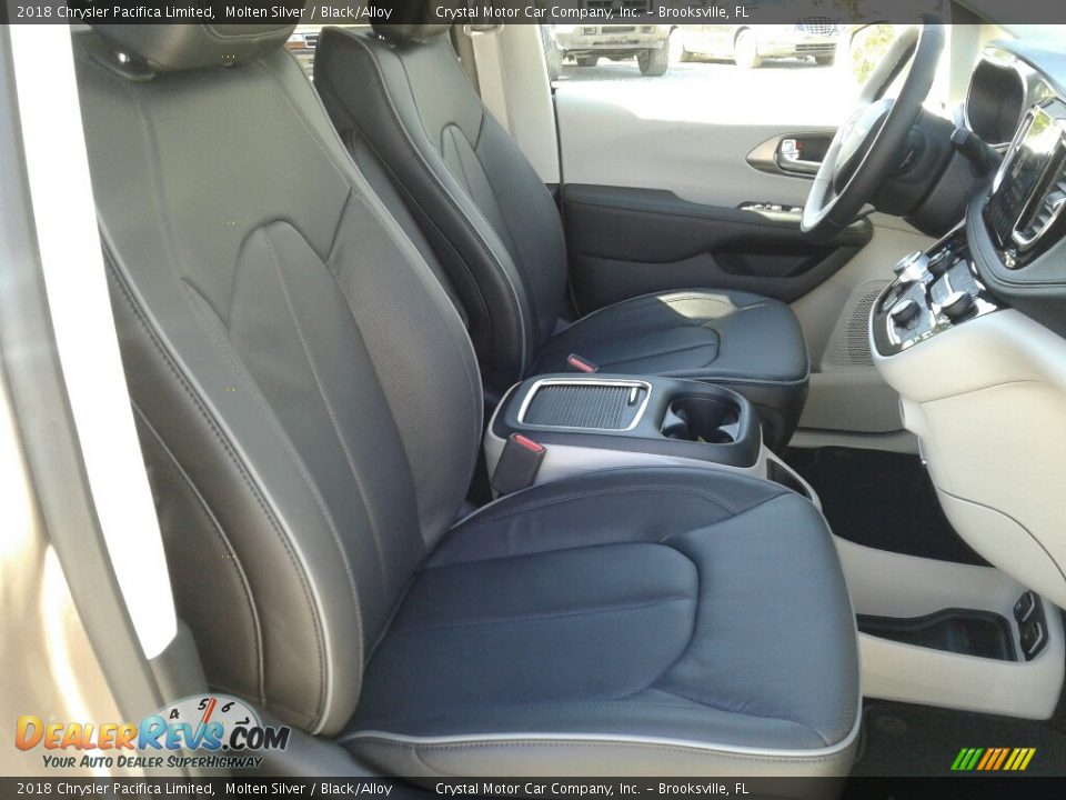 2018 Chrysler Pacifica Limited Molten Silver / Black/Alloy Photo #12