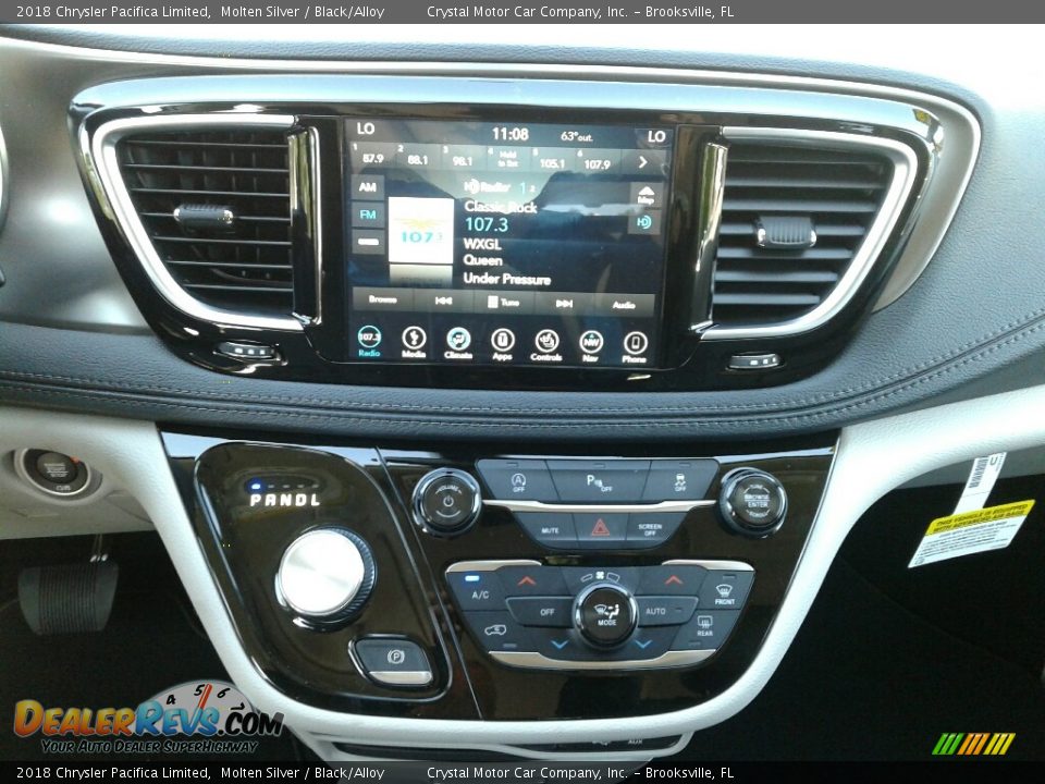 2018 Chrysler Pacifica Limited Molten Silver / Black/Alloy Photo #15