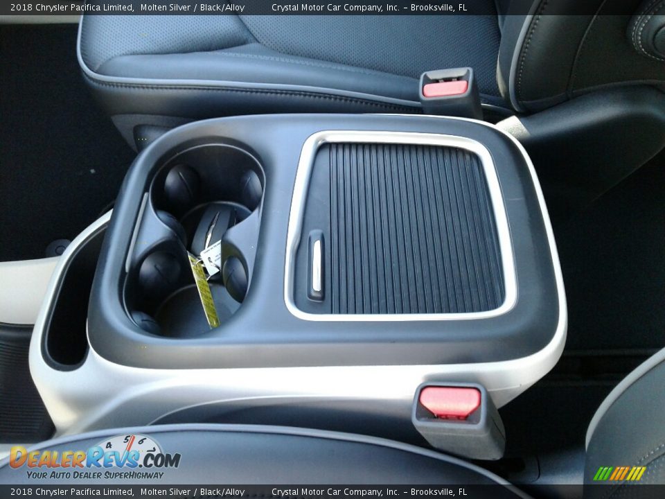 2018 Chrysler Pacifica Limited Molten Silver / Black/Alloy Photo #18