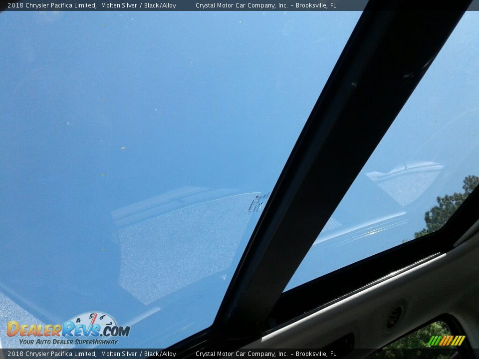 2018 Chrysler Pacifica Limited Molten Silver / Black/Alloy Photo #19