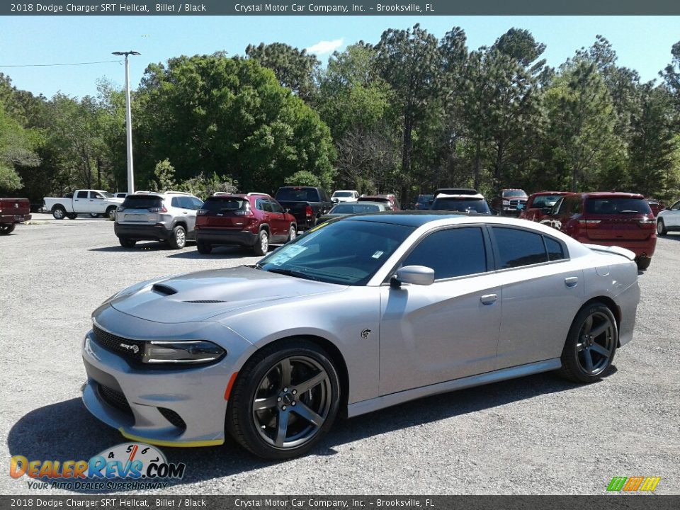 2018 Dodge Charger SRT Hellcat Billet / Black Photo #1