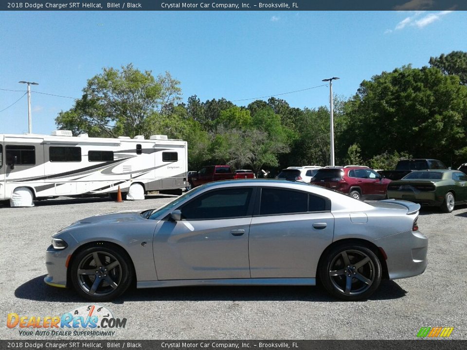 2018 Dodge Charger SRT Hellcat Billet / Black Photo #2