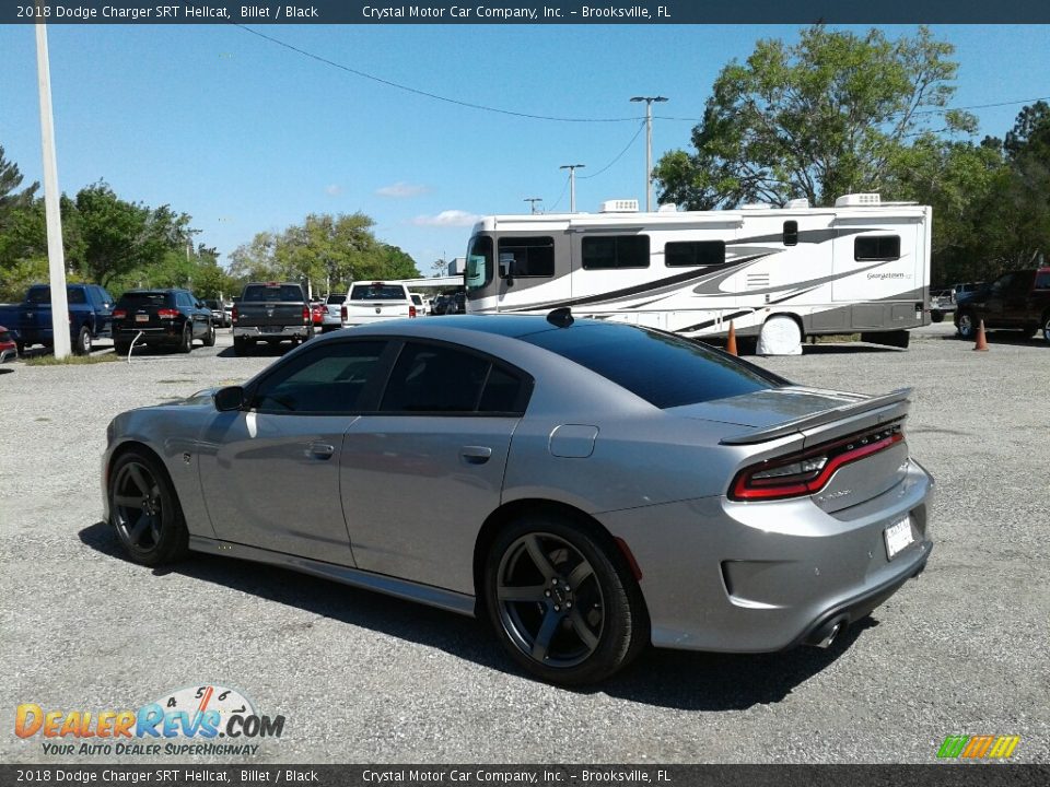 2018 Dodge Charger SRT Hellcat Billet / Black Photo #3