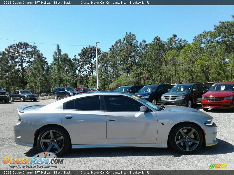 2018 Dodge Charger SRT Hellcat Billet / Black Photo #6