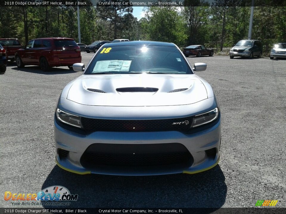2018 Dodge Charger SRT Hellcat Billet / Black Photo #8