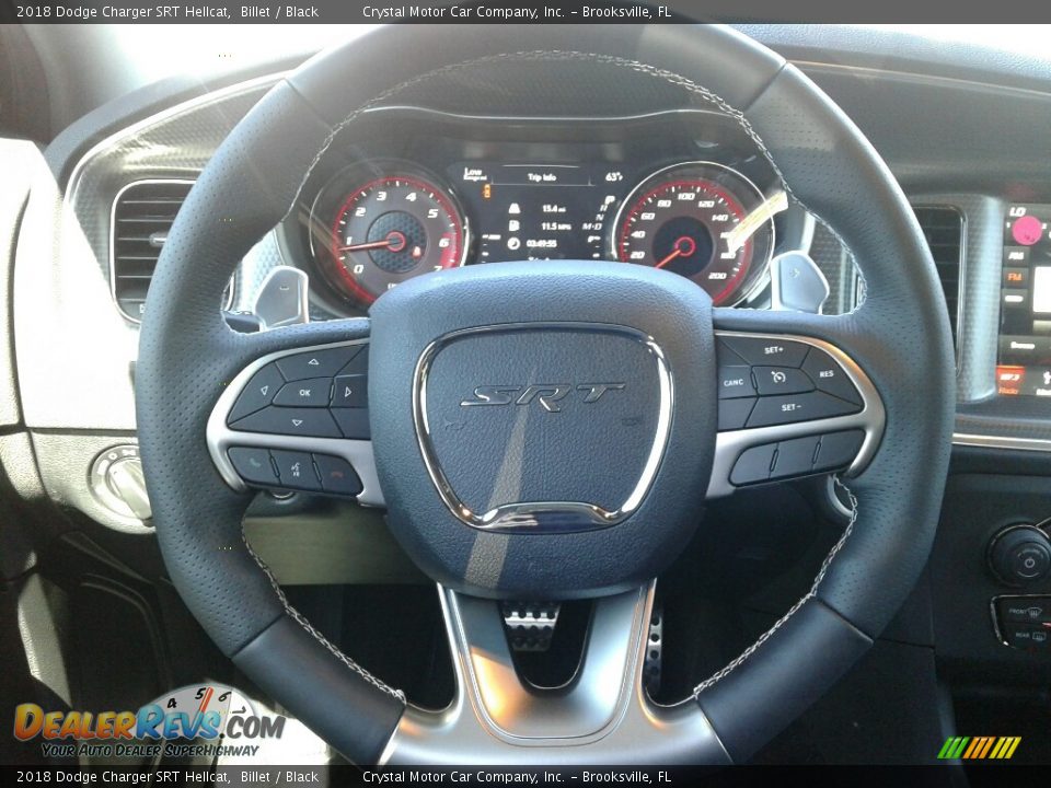 2018 Dodge Charger SRT Hellcat Steering Wheel Photo #14