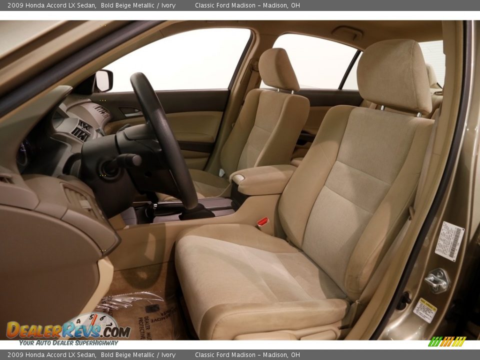 2009 Honda Accord LX Sedan Bold Beige Metallic / Ivory Photo #5