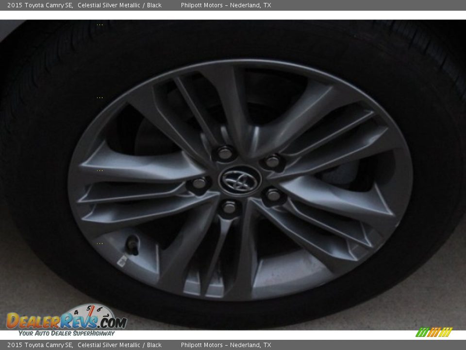 2015 Toyota Camry SE Celestial Silver Metallic / Black Photo #10