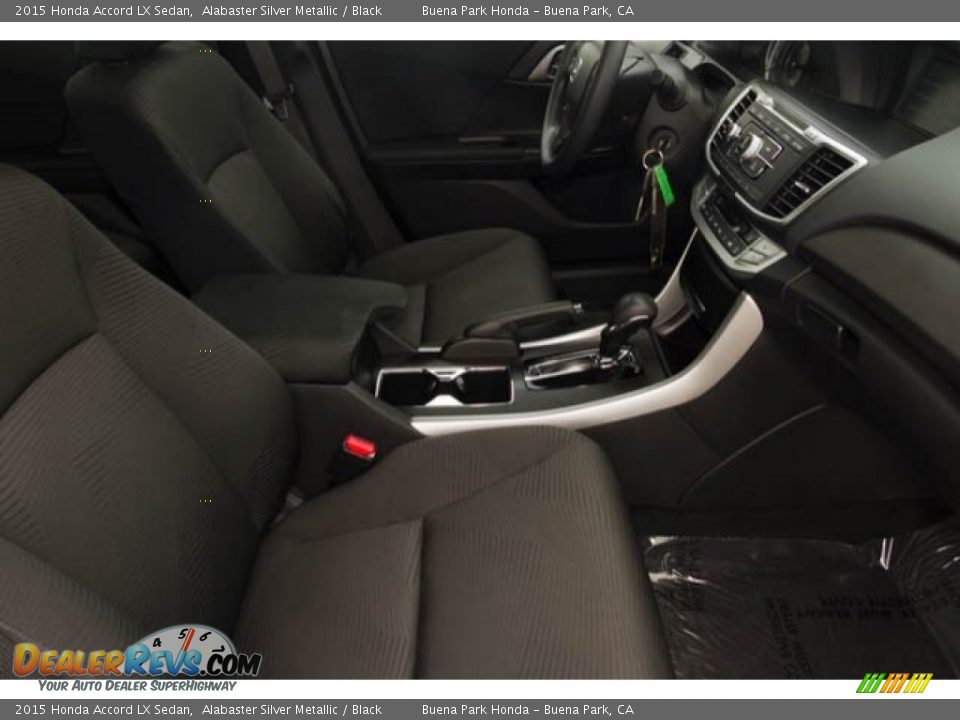 2015 Honda Accord LX Sedan Alabaster Silver Metallic / Black Photo #20