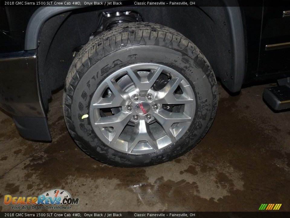 2018 GMC Sierra 1500 SLT Crew Cab 4WD Onyx Black / Jet Black Photo #5