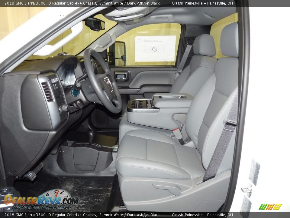 2018 GMC Sierra 3500HD Regular Cab 4x4 Chassis Summit White / Dark Ash/Jet Black Photo #6