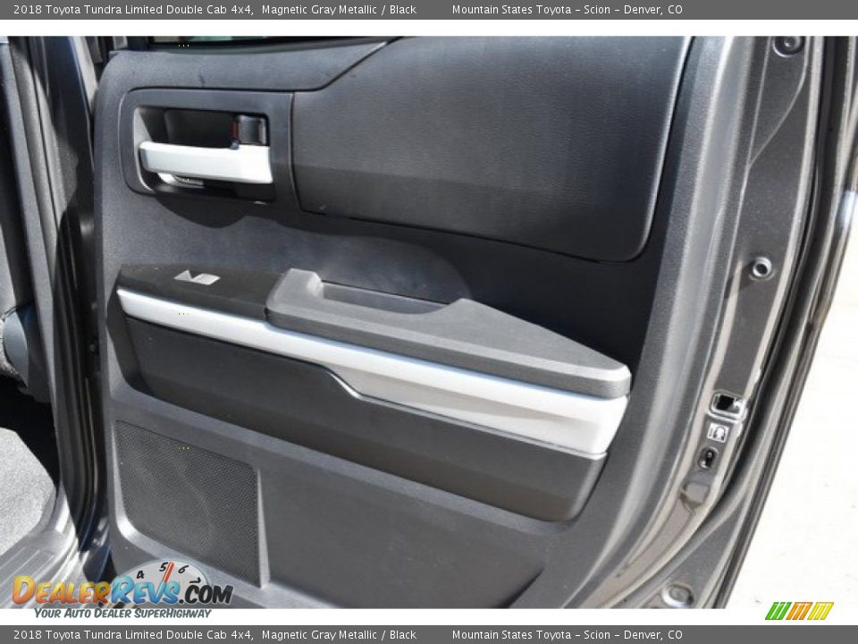2018 Toyota Tundra Limited Double Cab 4x4 Magnetic Gray Metallic / Black Photo #22