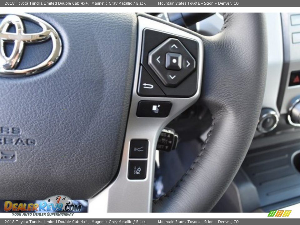 2018 Toyota Tundra Limited Double Cab 4x4 Magnetic Gray Metallic / Black Photo #26