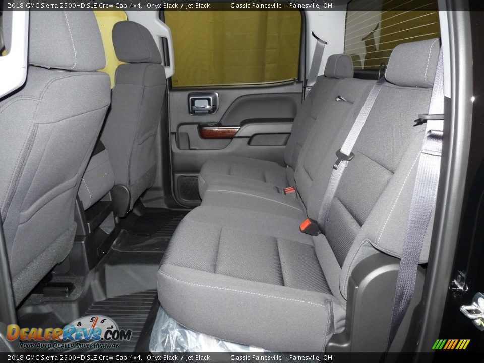 2018 GMC Sierra 2500HD SLE Crew Cab 4x4 Onyx Black / Jet Black Photo #7