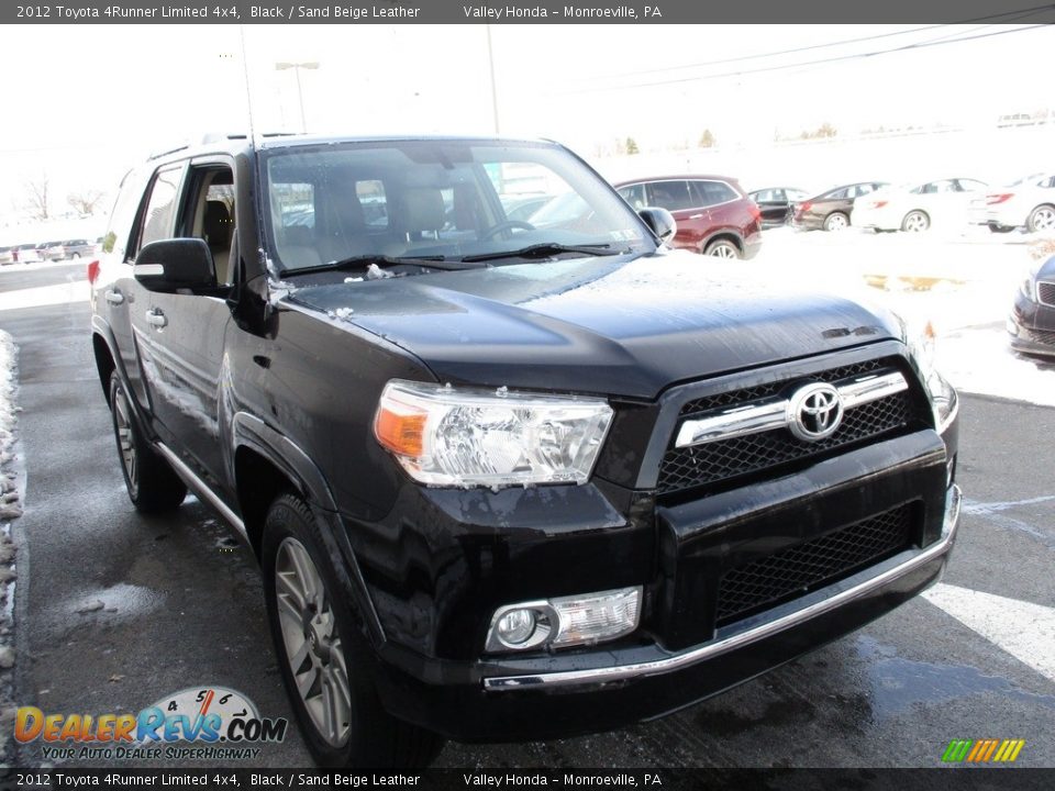 2012 Toyota 4Runner Limited 4x4 Black / Sand Beige Leather Photo #7