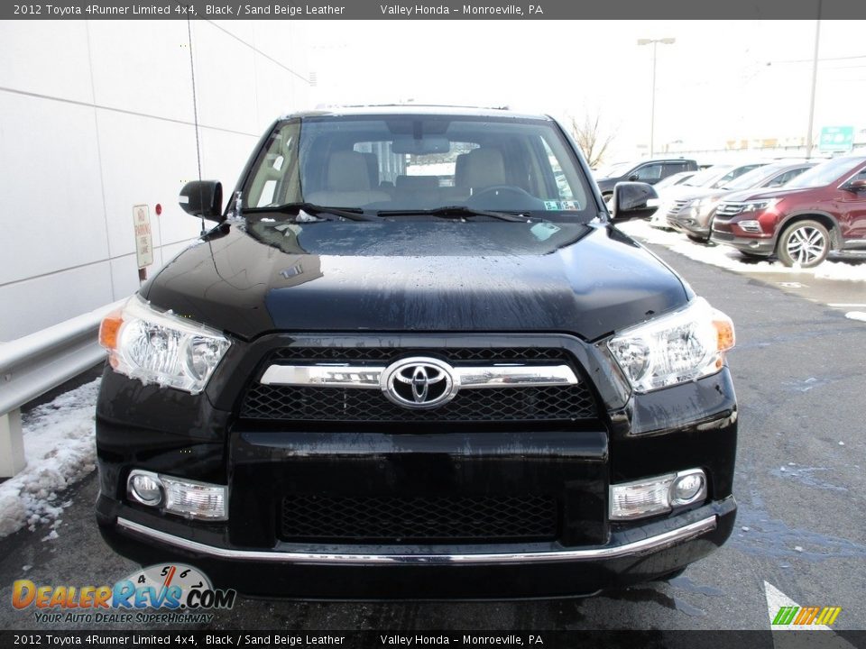 2012 Toyota 4Runner Limited 4x4 Black / Sand Beige Leather Photo #8