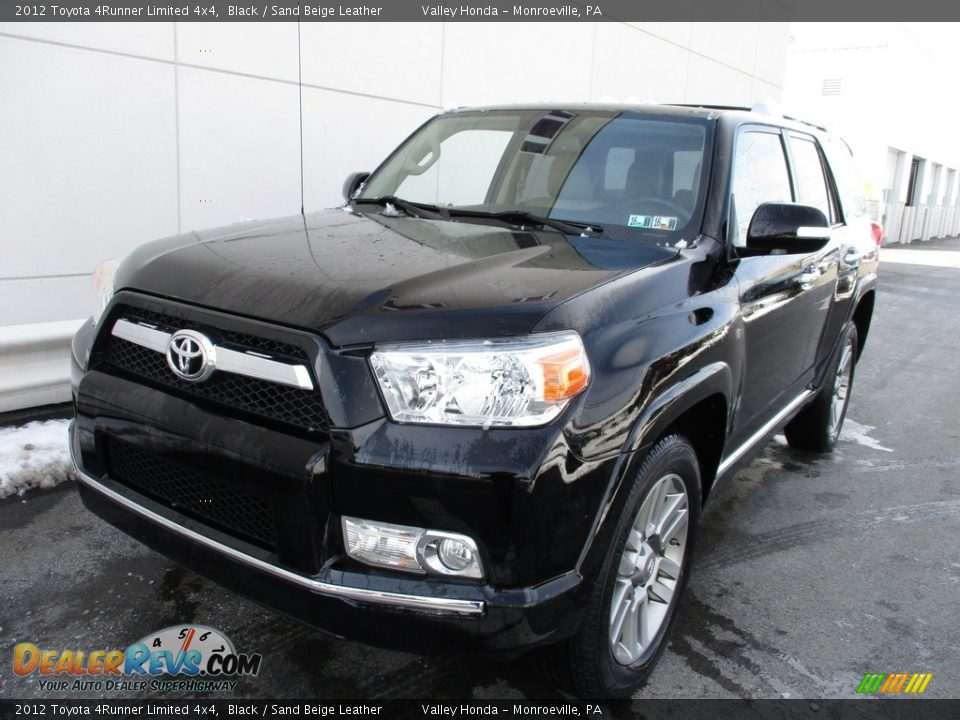 2012 Toyota 4Runner Limited 4x4 Black / Sand Beige Leather Photo #9