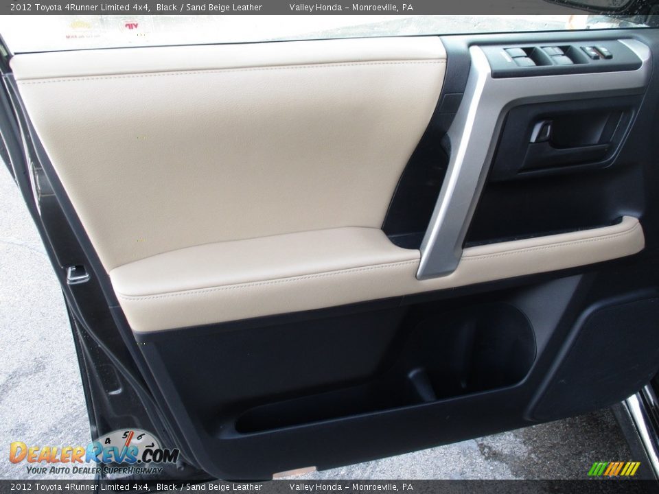 2012 Toyota 4Runner Limited 4x4 Black / Sand Beige Leather Photo #10