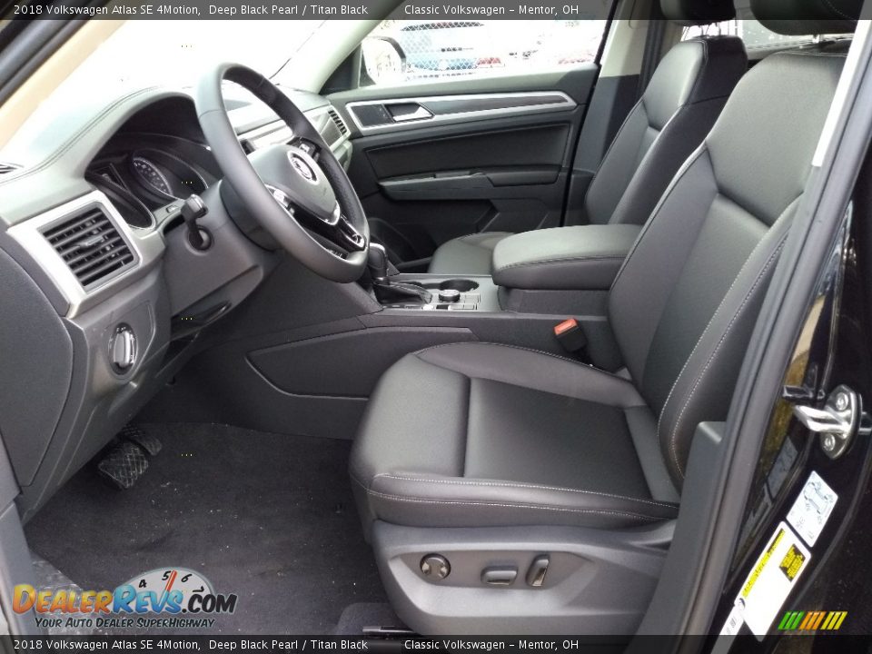 Titan Black Interior - 2018 Volkswagen Atlas SE 4Motion Photo #3
