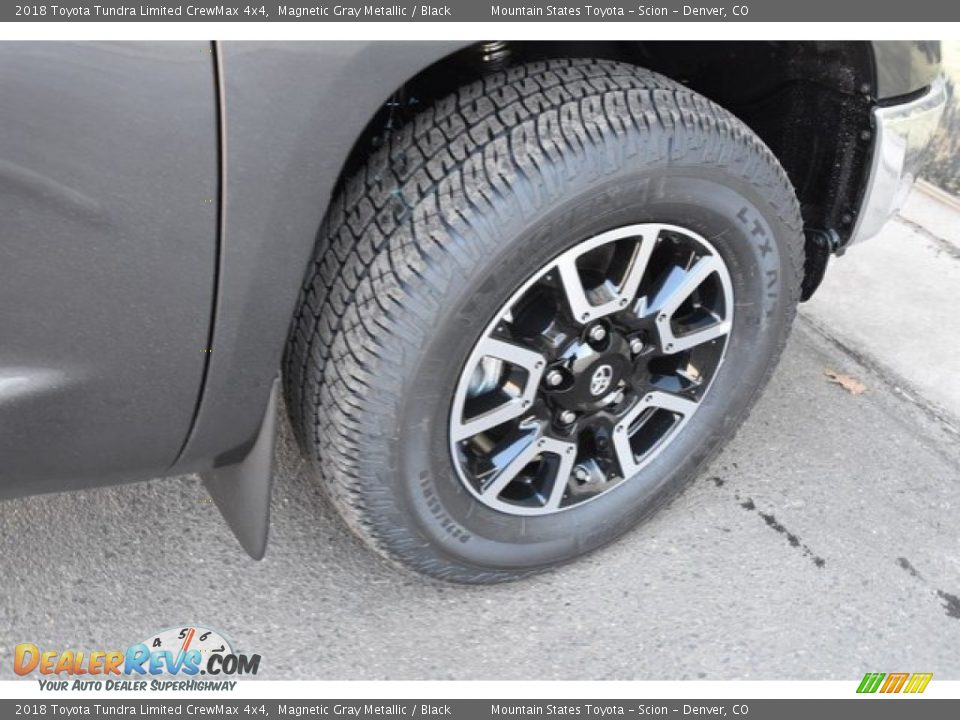 2018 Toyota Tundra Limited CrewMax 4x4 Magnetic Gray Metallic / Black Photo #35
