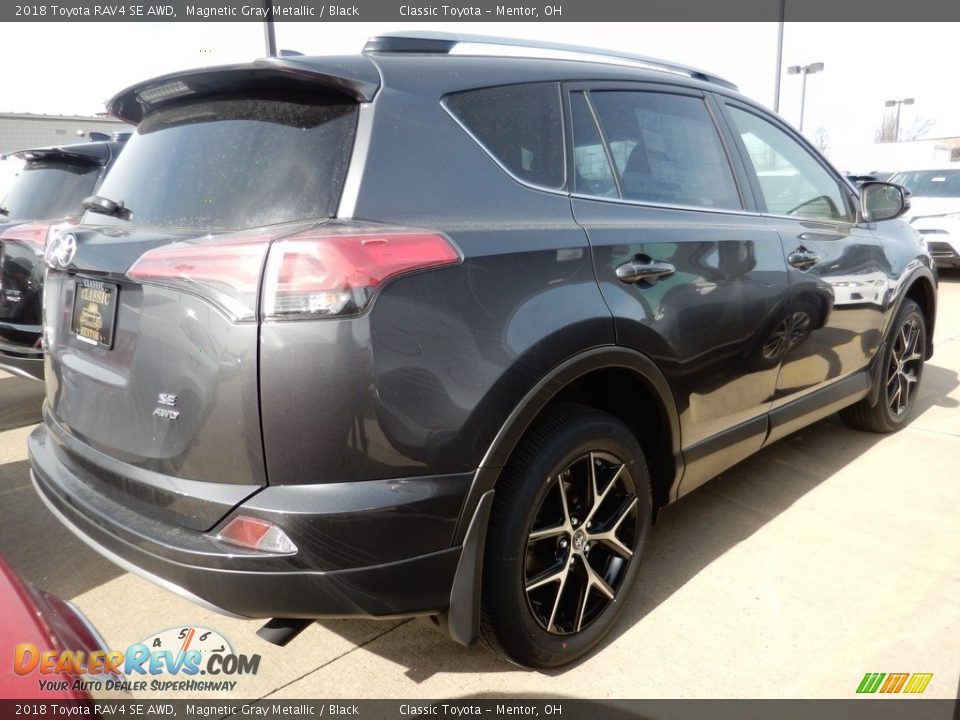 2018 Toyota RAV4 SE AWD Magnetic Gray Metallic / Black Photo #2