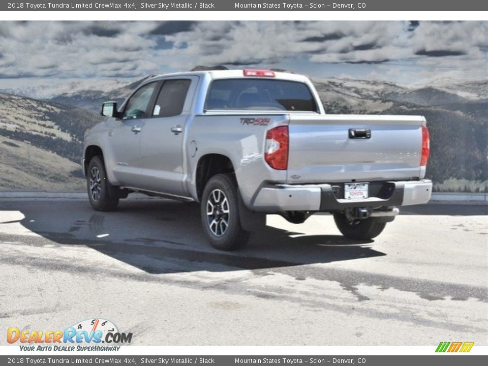 2018 Toyota Tundra Limited CrewMax 4x4 Silver Sky Metallic / Black Photo #3