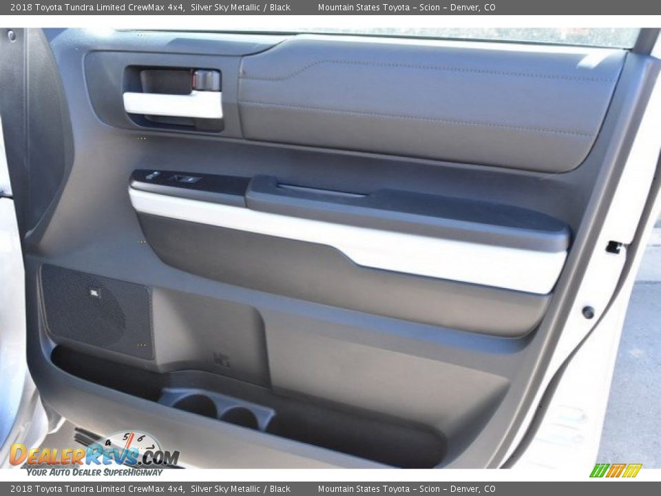 2018 Toyota Tundra Limited CrewMax 4x4 Silver Sky Metallic / Black Photo #22