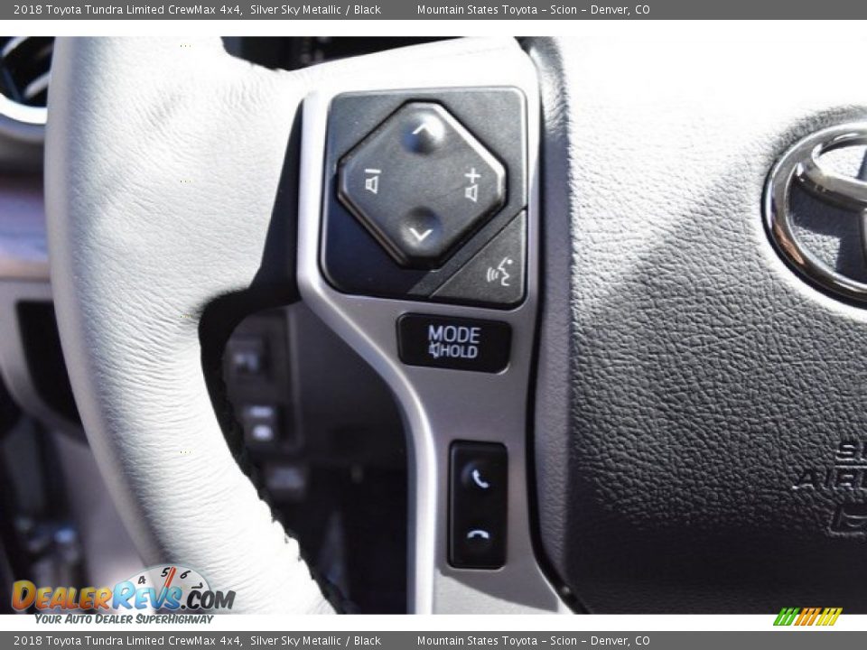 2018 Toyota Tundra Limited CrewMax 4x4 Silver Sky Metallic / Black Photo #26