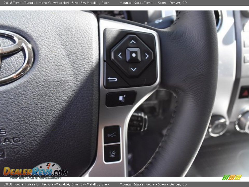 2018 Toyota Tundra Limited CrewMax 4x4 Silver Sky Metallic / Black Photo #27