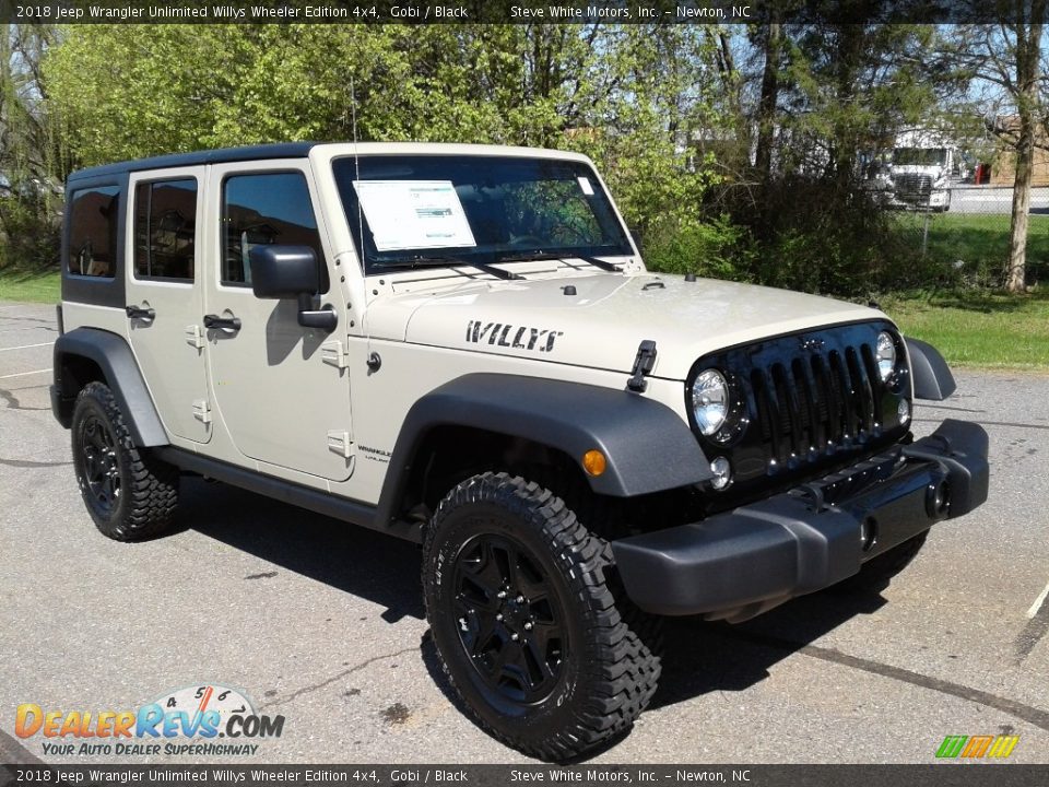 Front 3/4 View of 2018 Jeep Wrangler Unlimited Willys Wheeler Edition 4x4 Photo #4