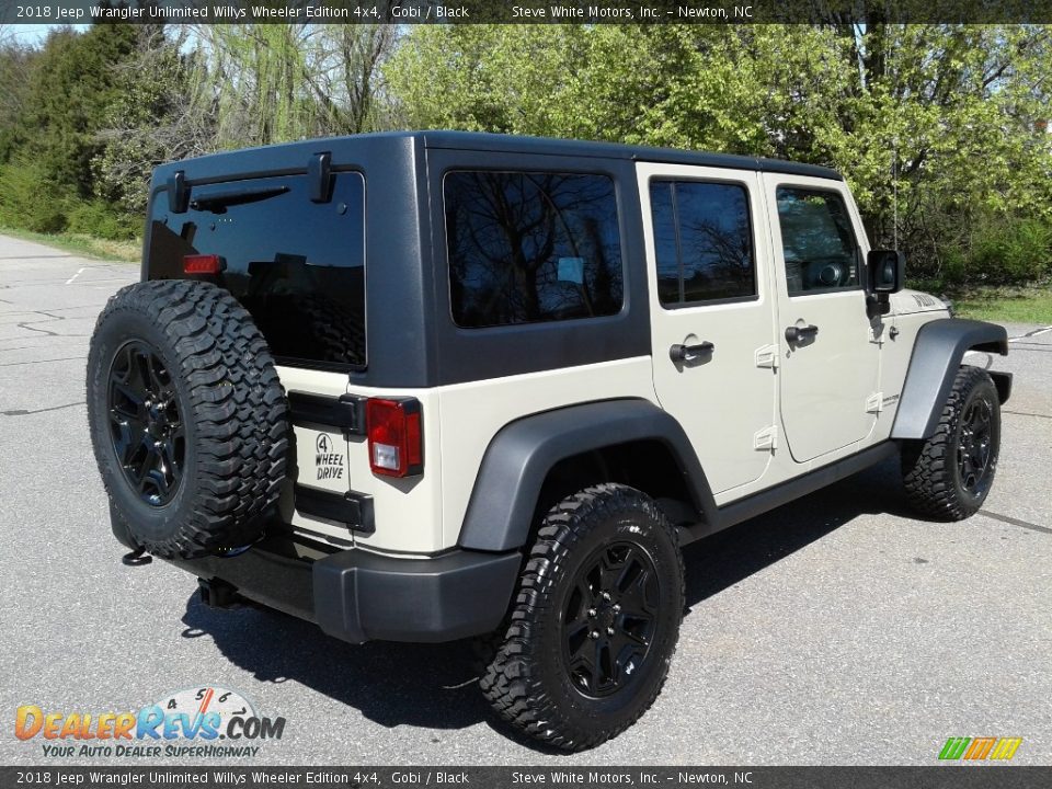 2018 Jeep Wrangler Unlimited Willys Wheeler Edition 4x4 Gobi / Black Photo #6