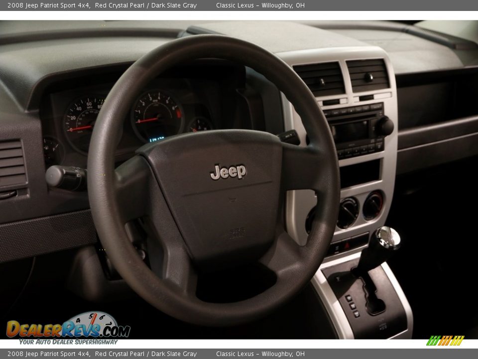 2008 Jeep Patriot Sport 4x4 Red Crystal Pearl / Dark Slate Gray Photo #6