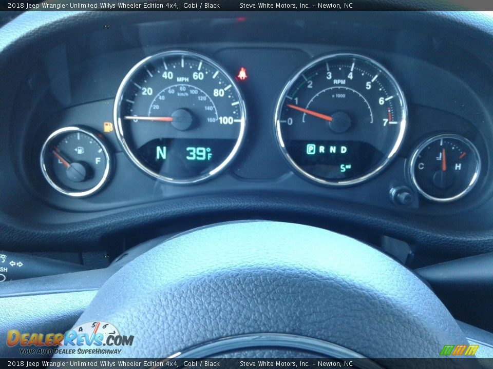 2018 Jeep Wrangler Unlimited Willys Wheeler Edition 4x4 Gauges Photo #18