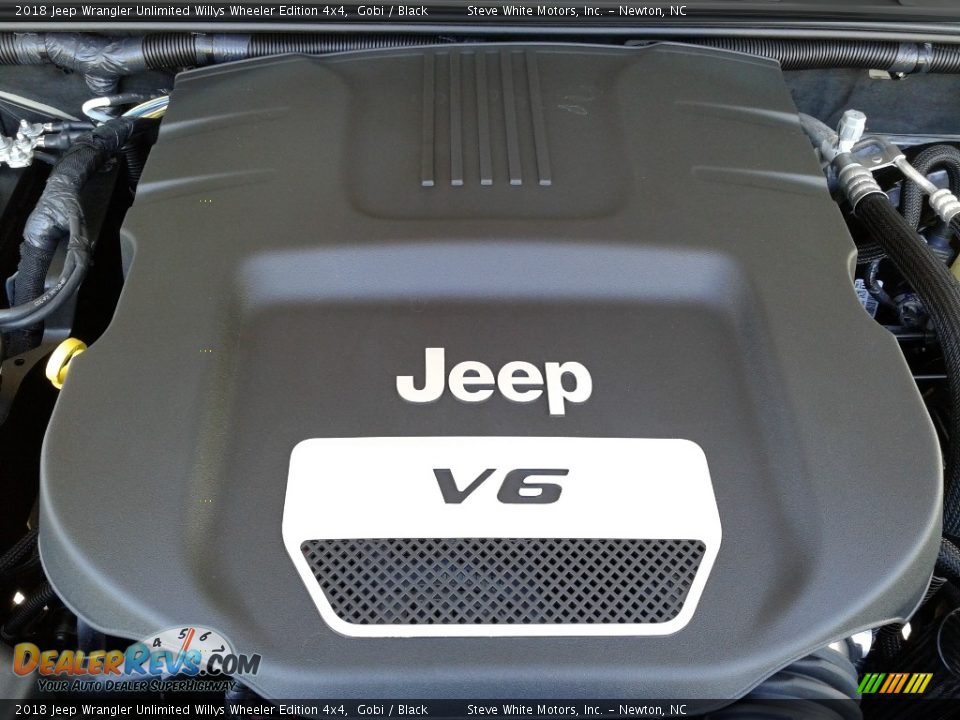 2018 Jeep Wrangler Unlimited Willys Wheeler Edition 4x4 3.6 Liter DOHC 24-Valve VVT V6 Engine Photo #31