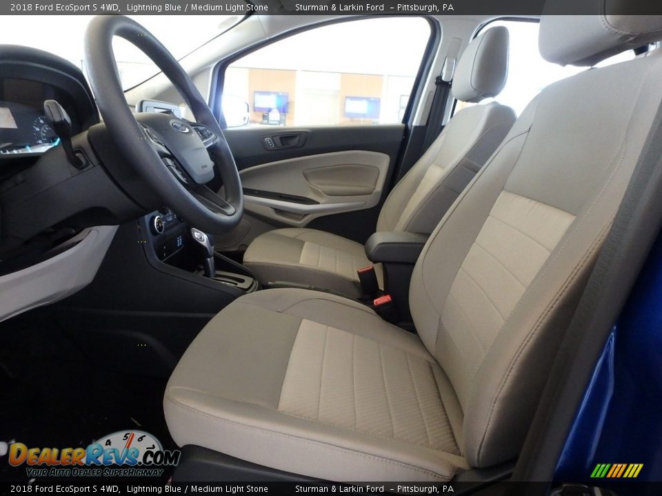 Front Seat of 2018 Ford EcoSport S 4WD Photo #6