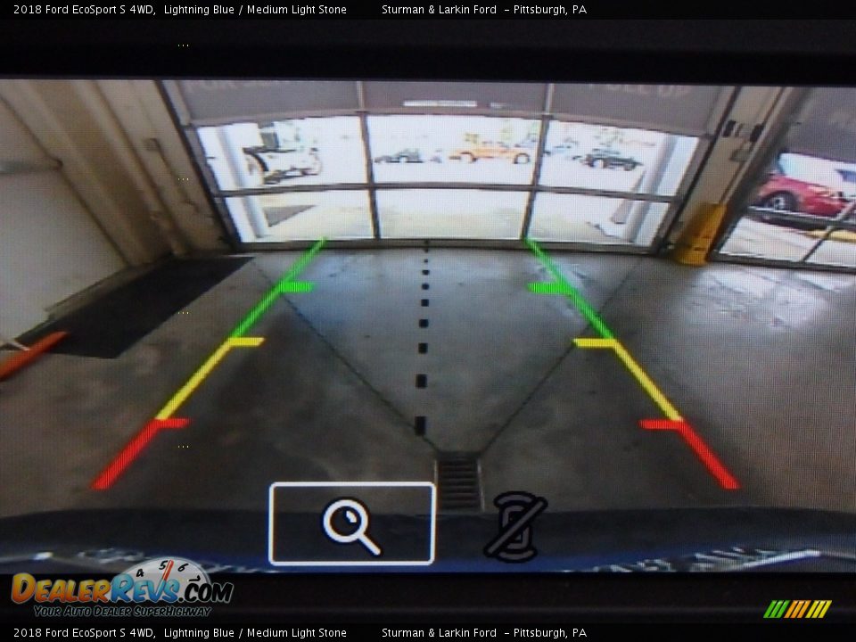 2018 Ford EcoSport S 4WD Lightning Blue / Medium Light Stone Photo #12