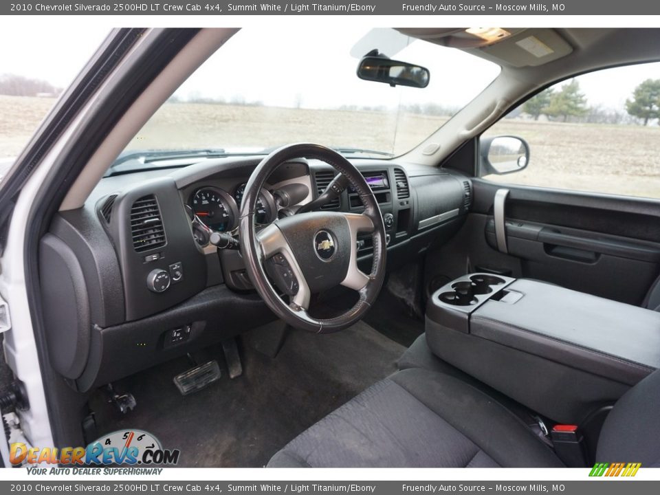 2010 Chevrolet Silverado 2500HD LT Crew Cab 4x4 Summit White / Light Titanium/Ebony Photo #3