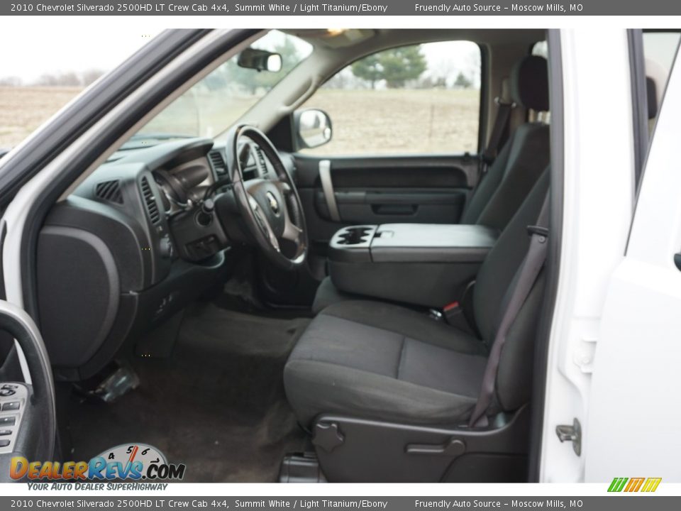 2010 Chevrolet Silverado 2500HD LT Crew Cab 4x4 Summit White / Light Titanium/Ebony Photo #6