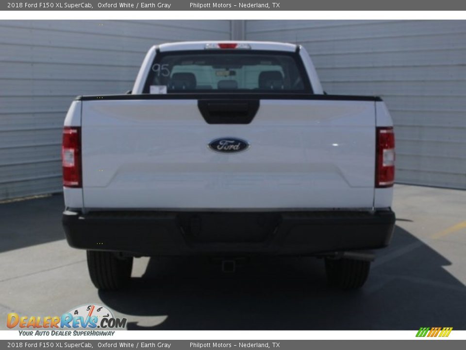 2018 Ford F150 XL SuperCab Oxford White / Earth Gray Photo #7