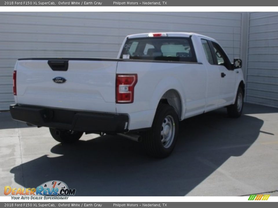 2018 Ford F150 XL SuperCab Oxford White / Earth Gray Photo #8