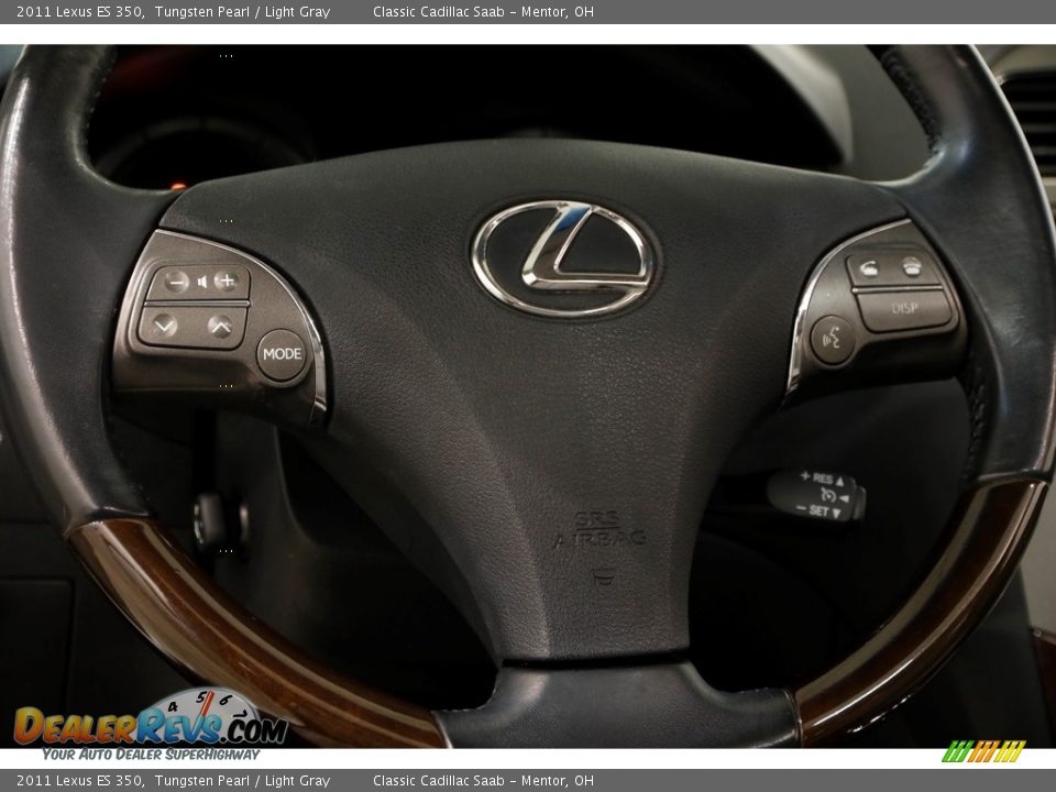 2011 Lexus ES 350 Tungsten Pearl / Light Gray Photo #6