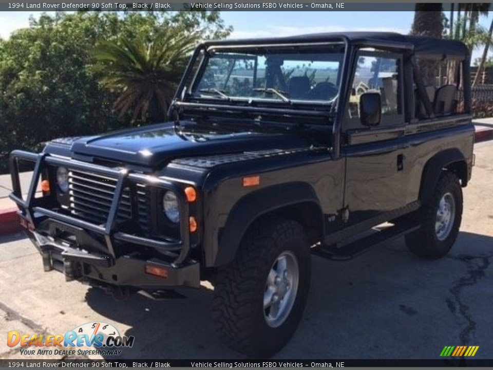 1994 Land Rover Defender 90 Soft Top Black / Black Photo #1