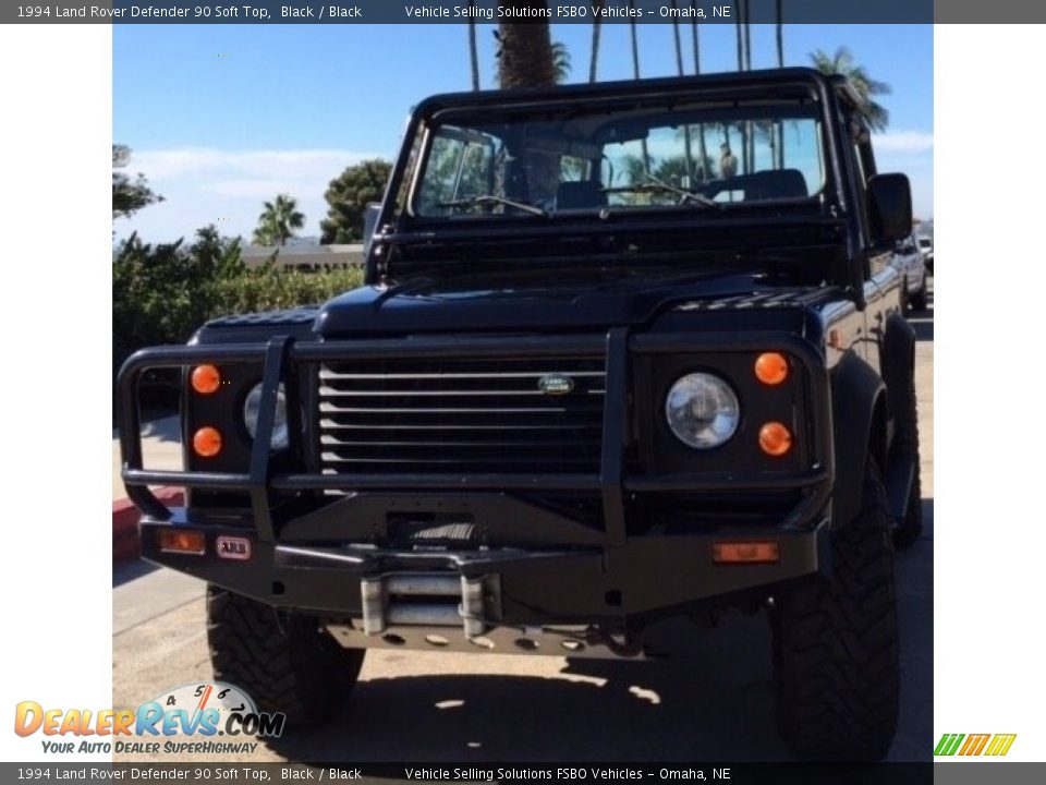 1994 Land Rover Defender 90 Soft Top Black / Black Photo #5