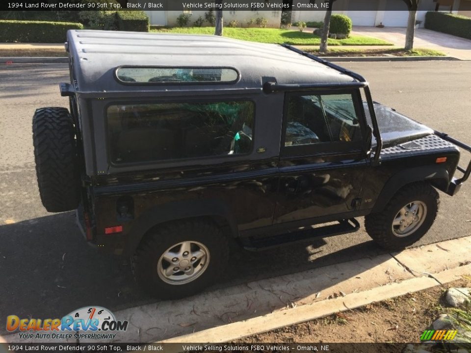 1994 Land Rover Defender 90 Soft Top Black / Black Photo #6