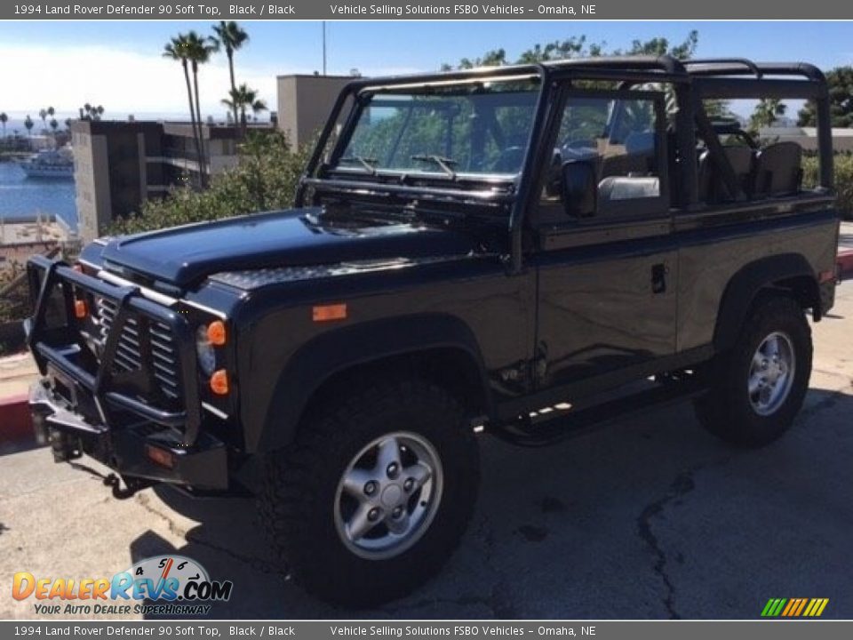 1994 Land Rover Defender 90 Soft Top Black / Black Photo #8